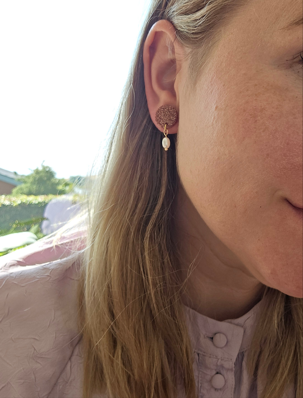 Glimmer Ørestik m./ perle