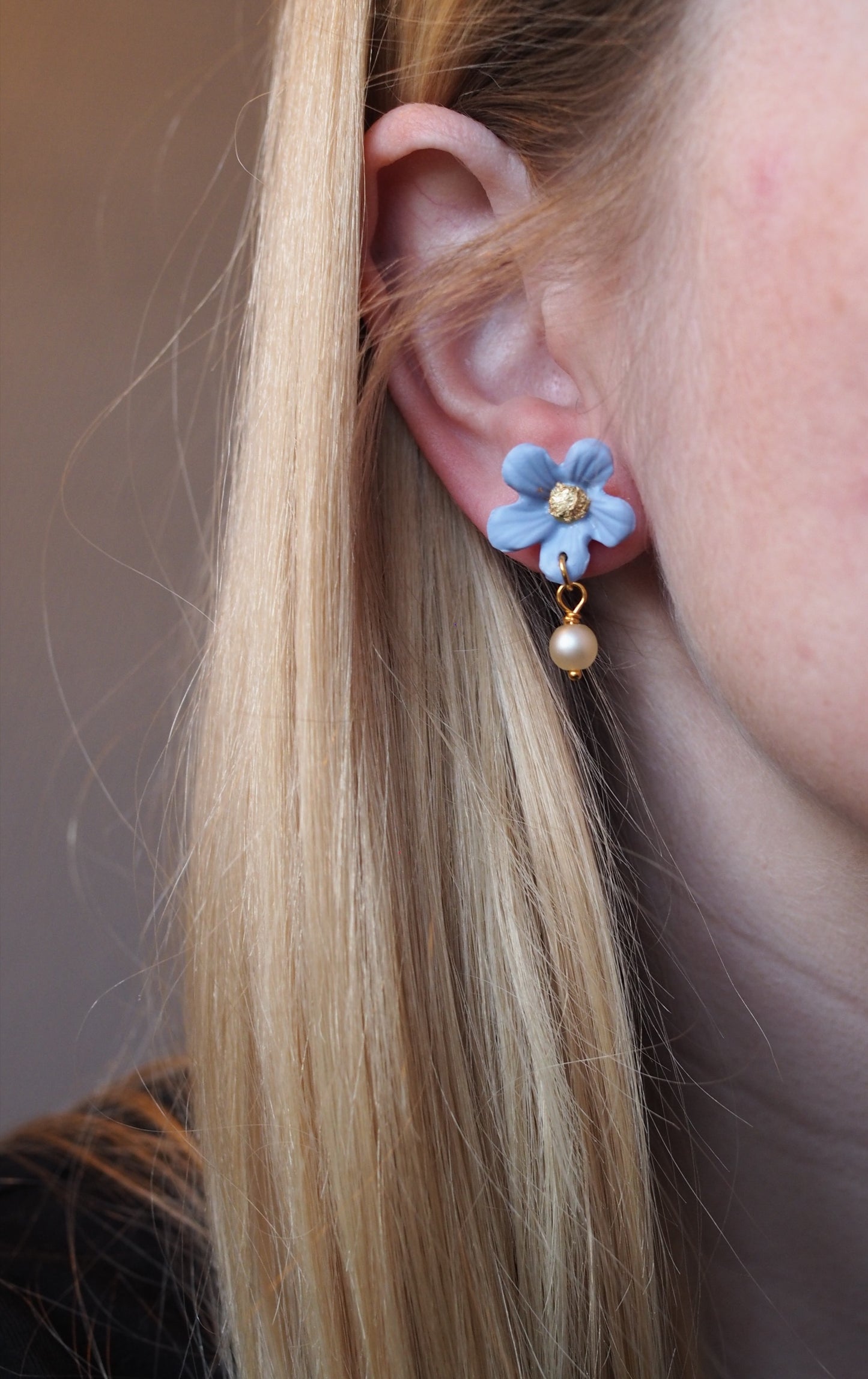 Flora Ørestik m/ perle