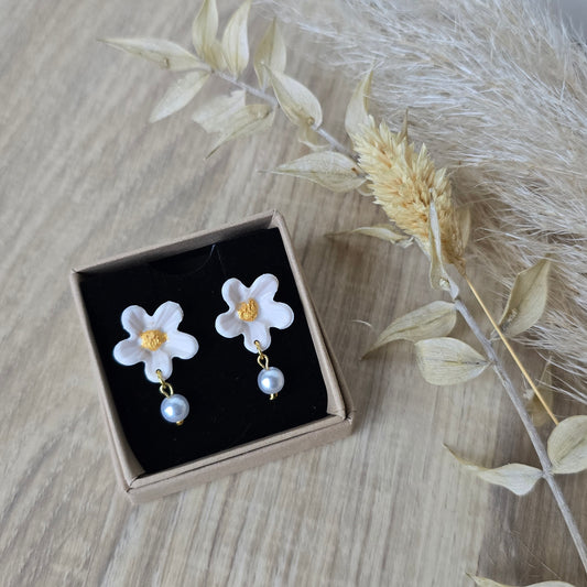 Flora Ørestik m/ perle